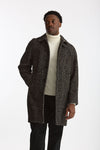Cappotto MARCELLO monopetto Spinato nero e beige uomo Paltò - 1