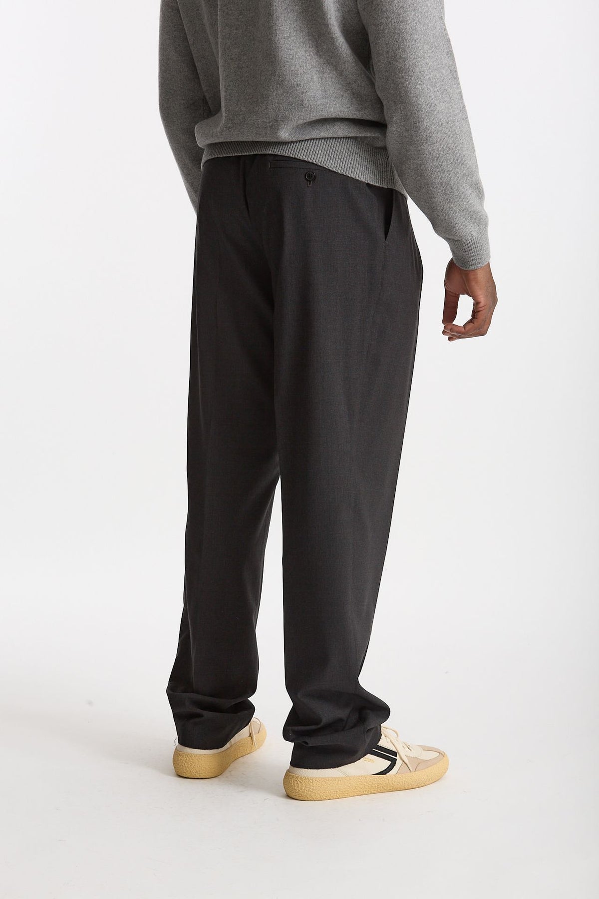 Pantalone in lana grigio uomo Paul smith - 3