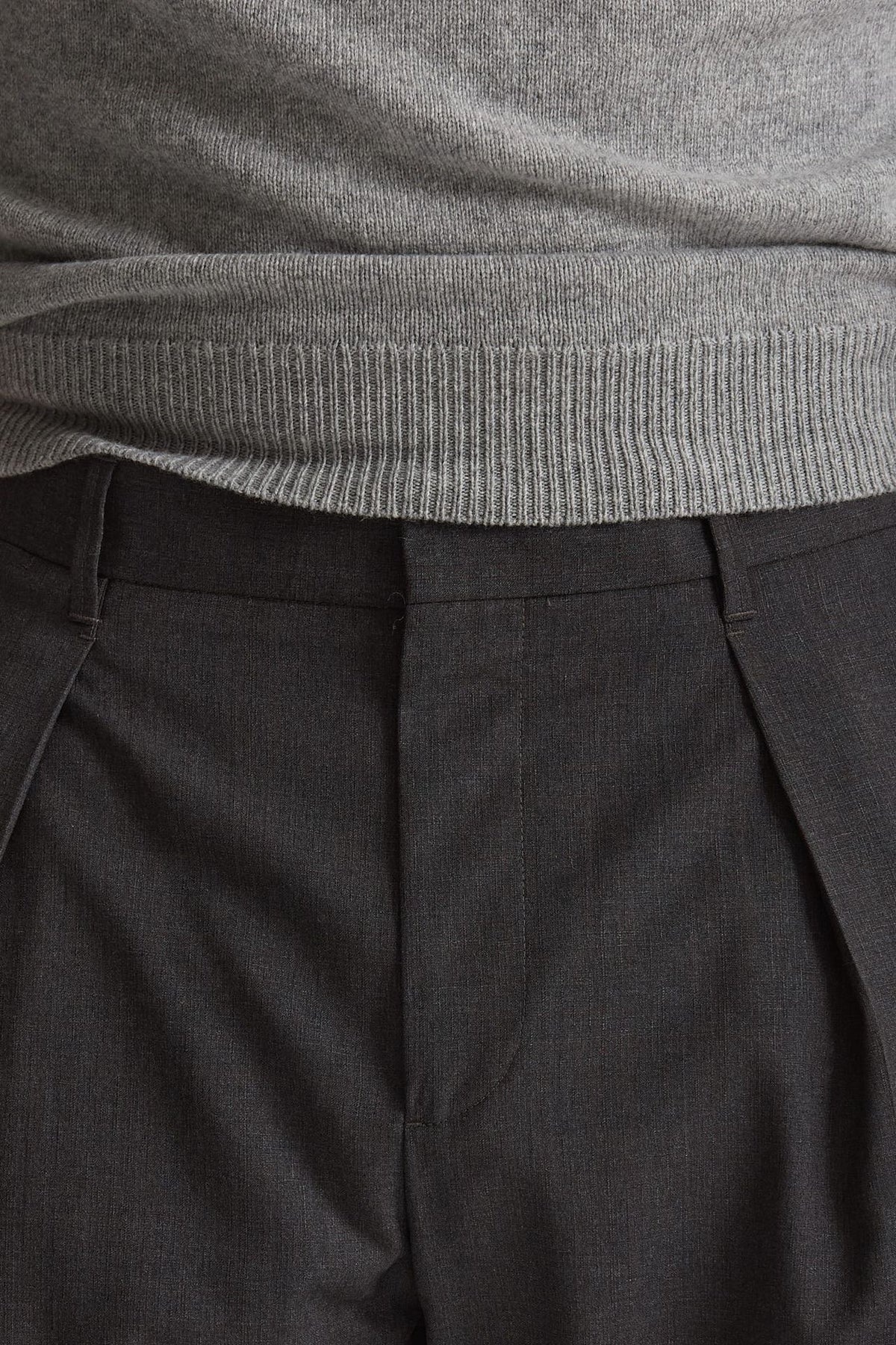 Pantalone in lana grigio uomo Paul smith - 5