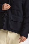 Overshirt in misto lana blu uomo Paul smith - 7