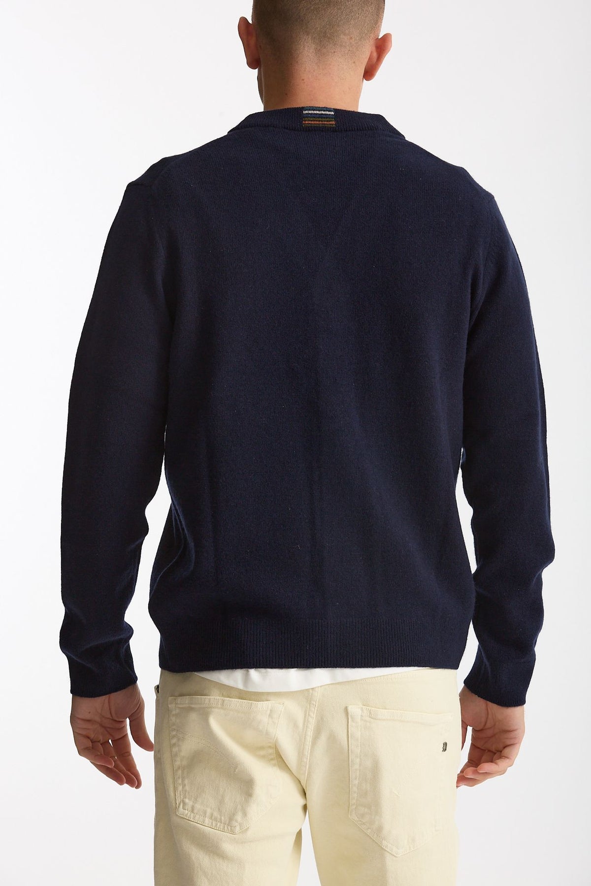 Cardigan in lana blu uomo Paul smith - 4