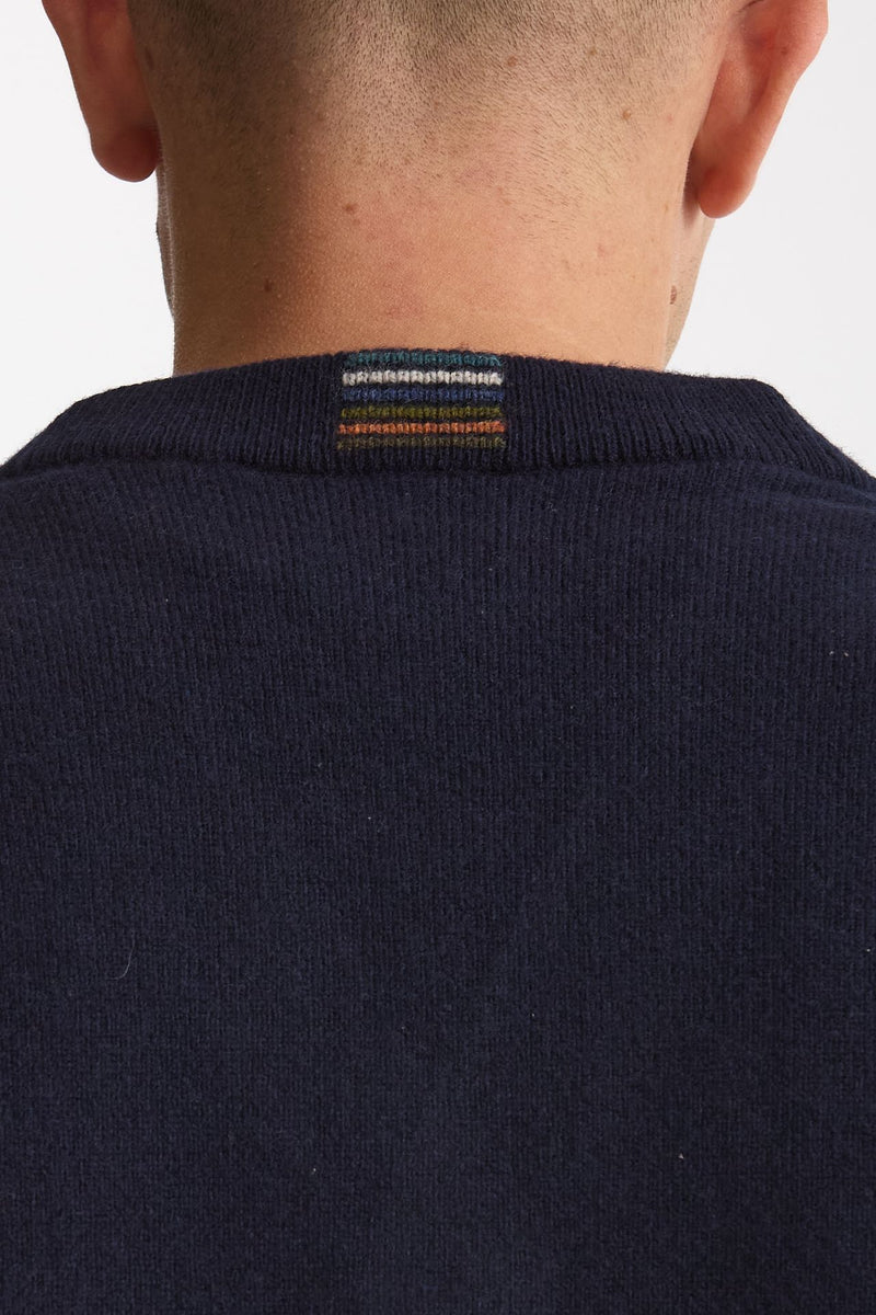 Cardigan in lana blu uomo Paul smith - 5