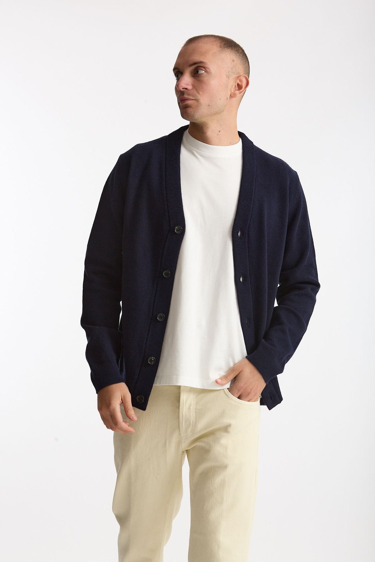 Cardigan in lana blu uomo Paul smith - 3