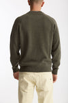 Maglia girocollo in lana oliva uomo Paul smith - 3