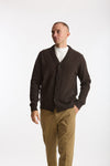 Cardigan in lana marrone uomo Paul smith - 1