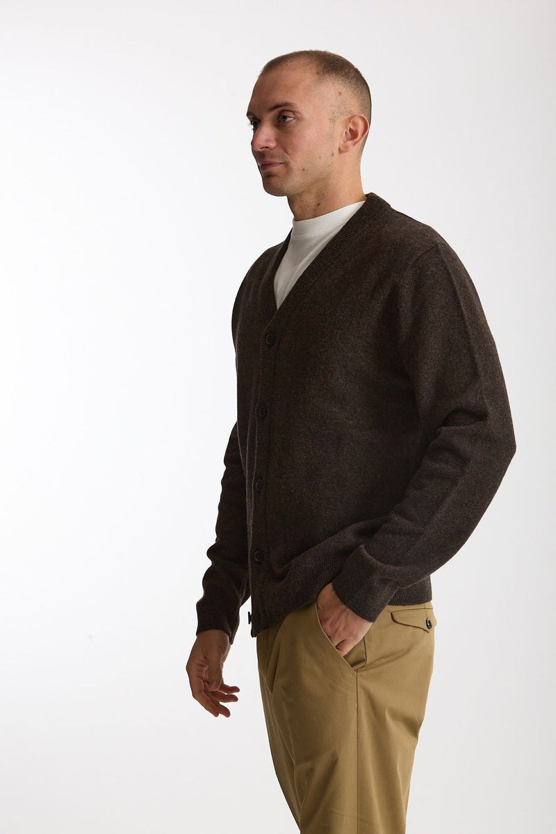 Cardigan in lana marrone uomo Paul smith - 2