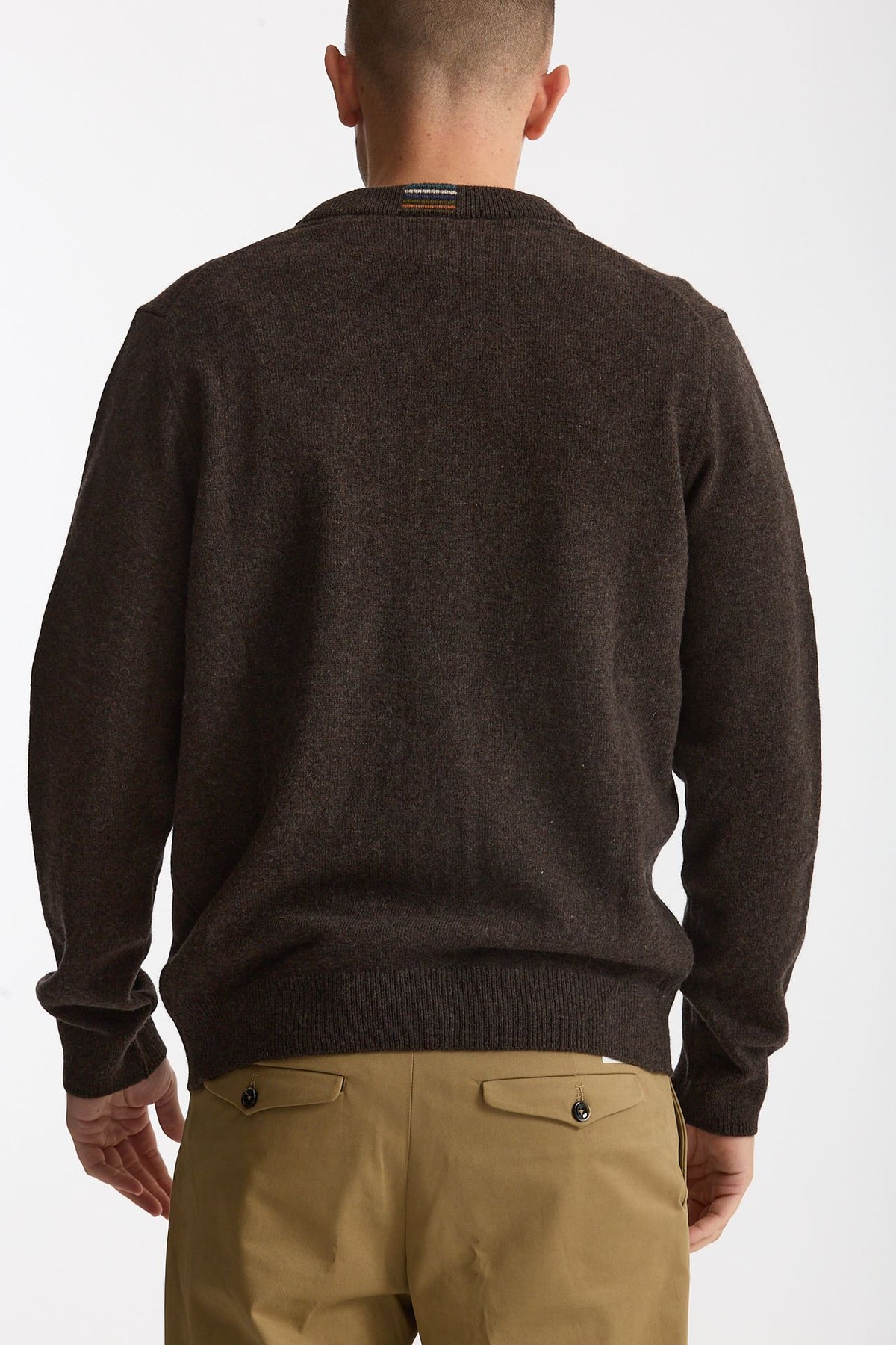 Cardigan in lana marrone uomo Paul smith - 3