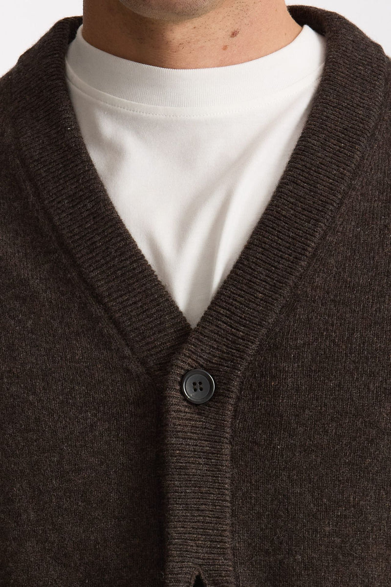 Cardigan in lana marrone uomo Paul smith - 6