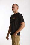 T-shirt stampa in cotone nero uomo Paul smith - 3