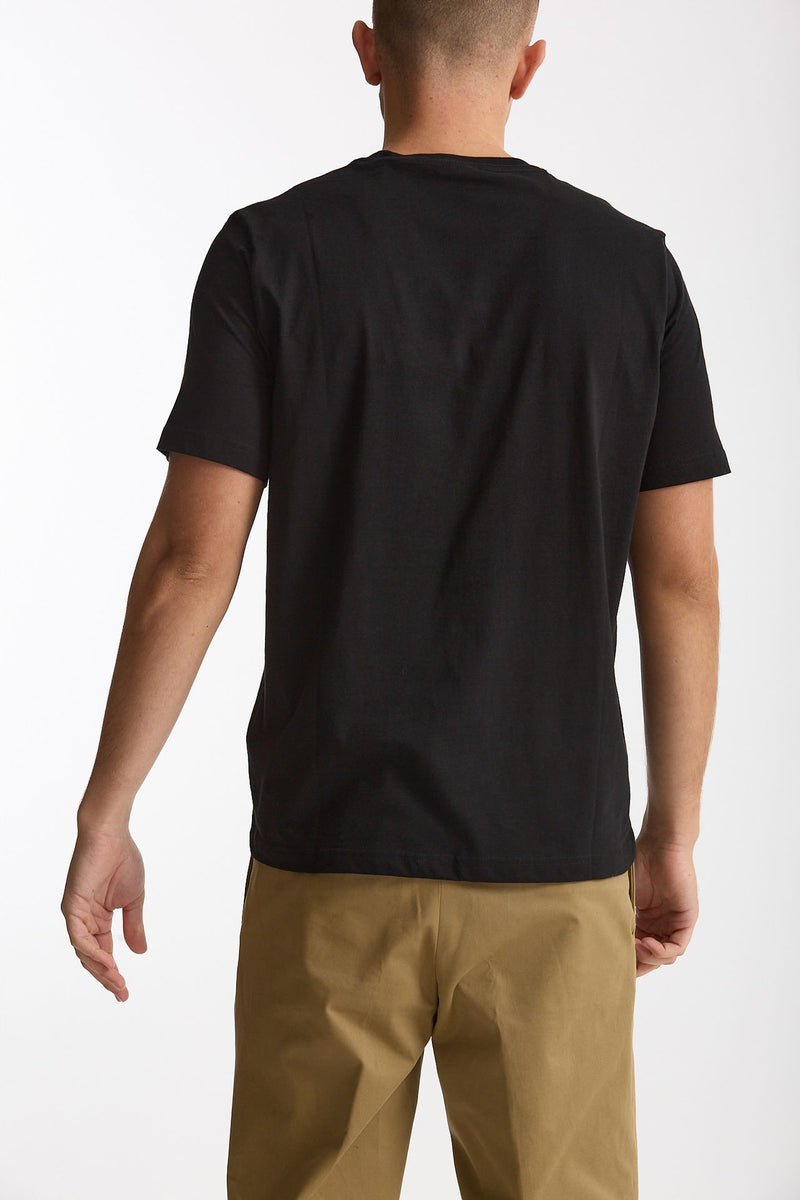 T-shirt stampa in cotone nero uomo Paul smith - 4