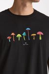 T-shirt stampa in cotone nero uomo Paul smith - 2
