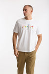 T-shirt stampa in cotone bianco uomo Paul smith - 2