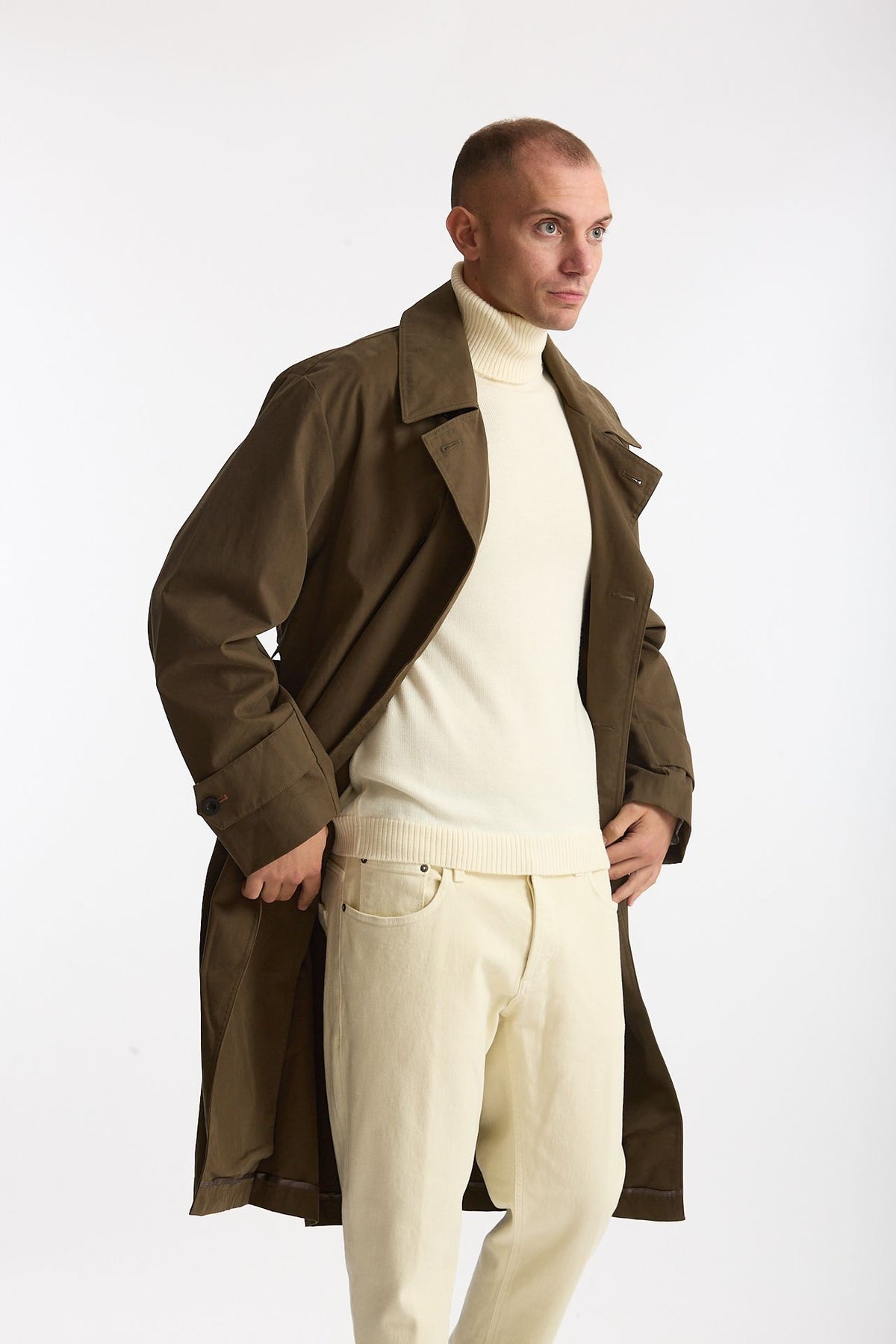 Trench in cotone verde uomo Paul smith - 4