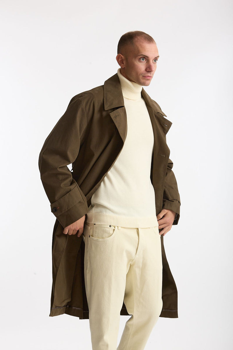 Trench in cotone verde uomo Paul smith - 4