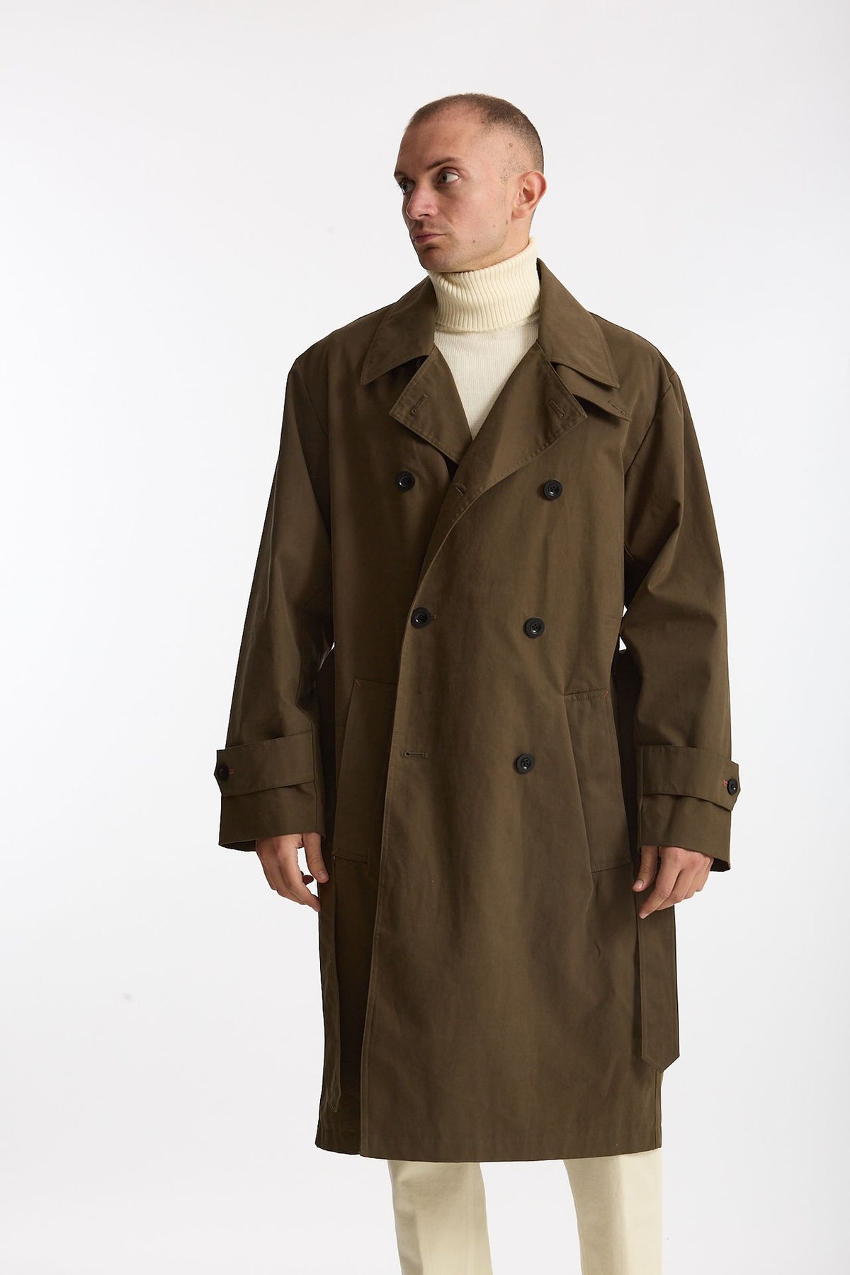 Trench in cotone verde uomo Paul smith - 5