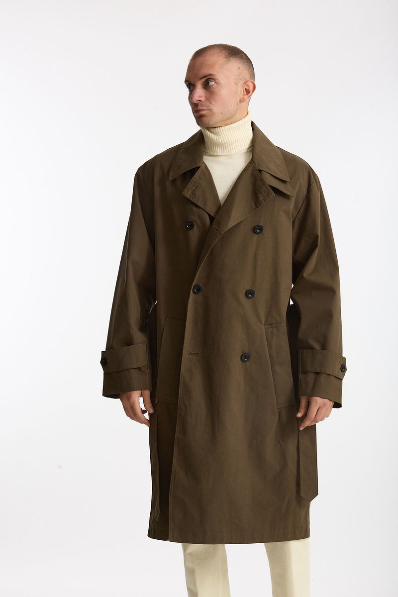 Trench in cotone verde uomo Paul smith - 5