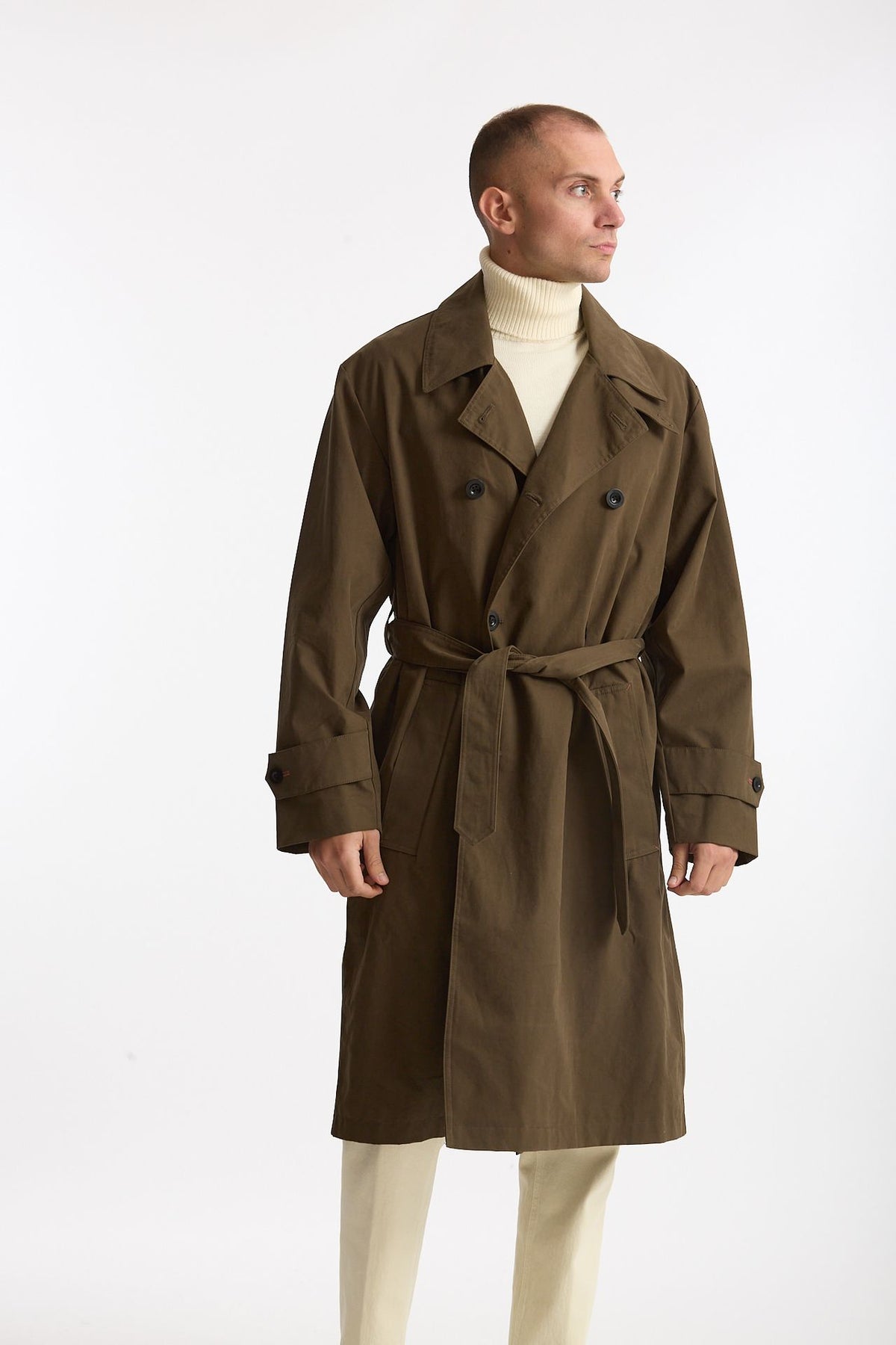 Trench in cotone verde uomo Paul smith - 7