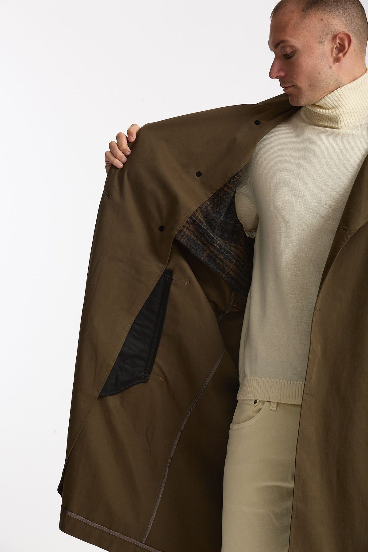 Trench in cotone verde uomo Paul smith - 9