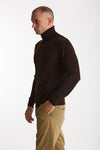 Dolcevita in lana marrone uomo ( p - s ) - 2