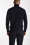 Dolcevita in lana blu uomo ( p - s ) - 5