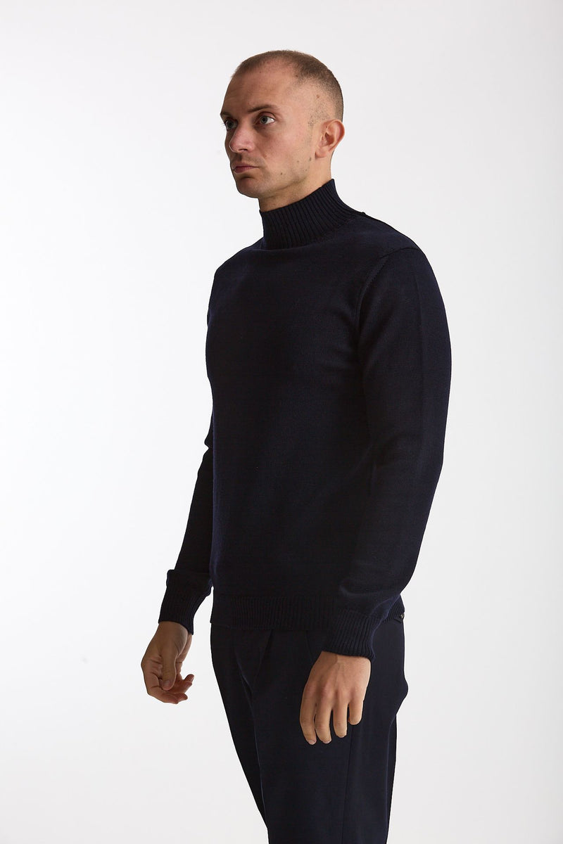 Lupetto in lana blu uomo ( p - s ) - 2