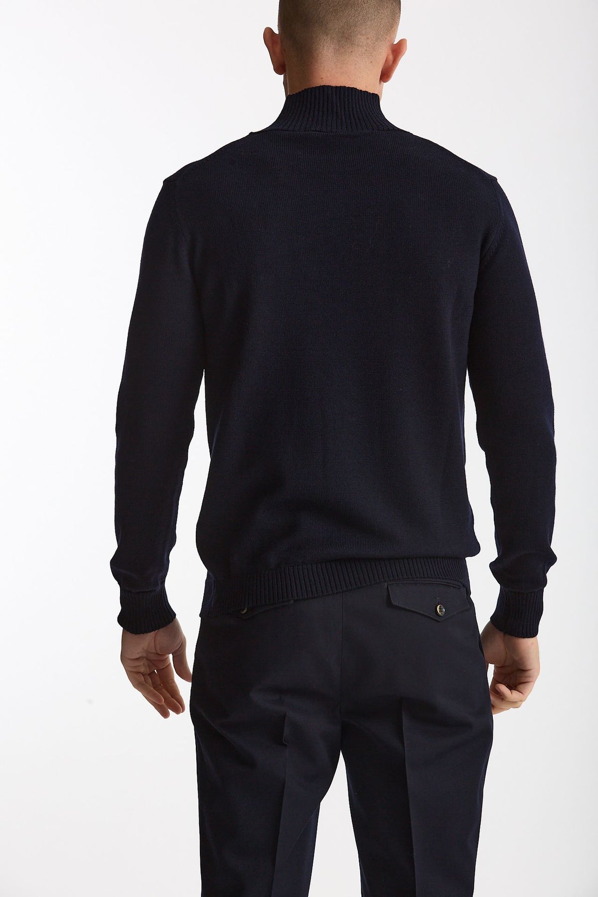 Lupetto in lana blu uomo ( p - s ) - 3