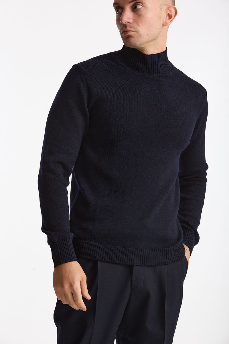 Lupetto in lana blu uomo ( p - s ) - 1