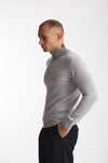 Lupetto in lana grigio chiaro uomo ( p - s ) - 1