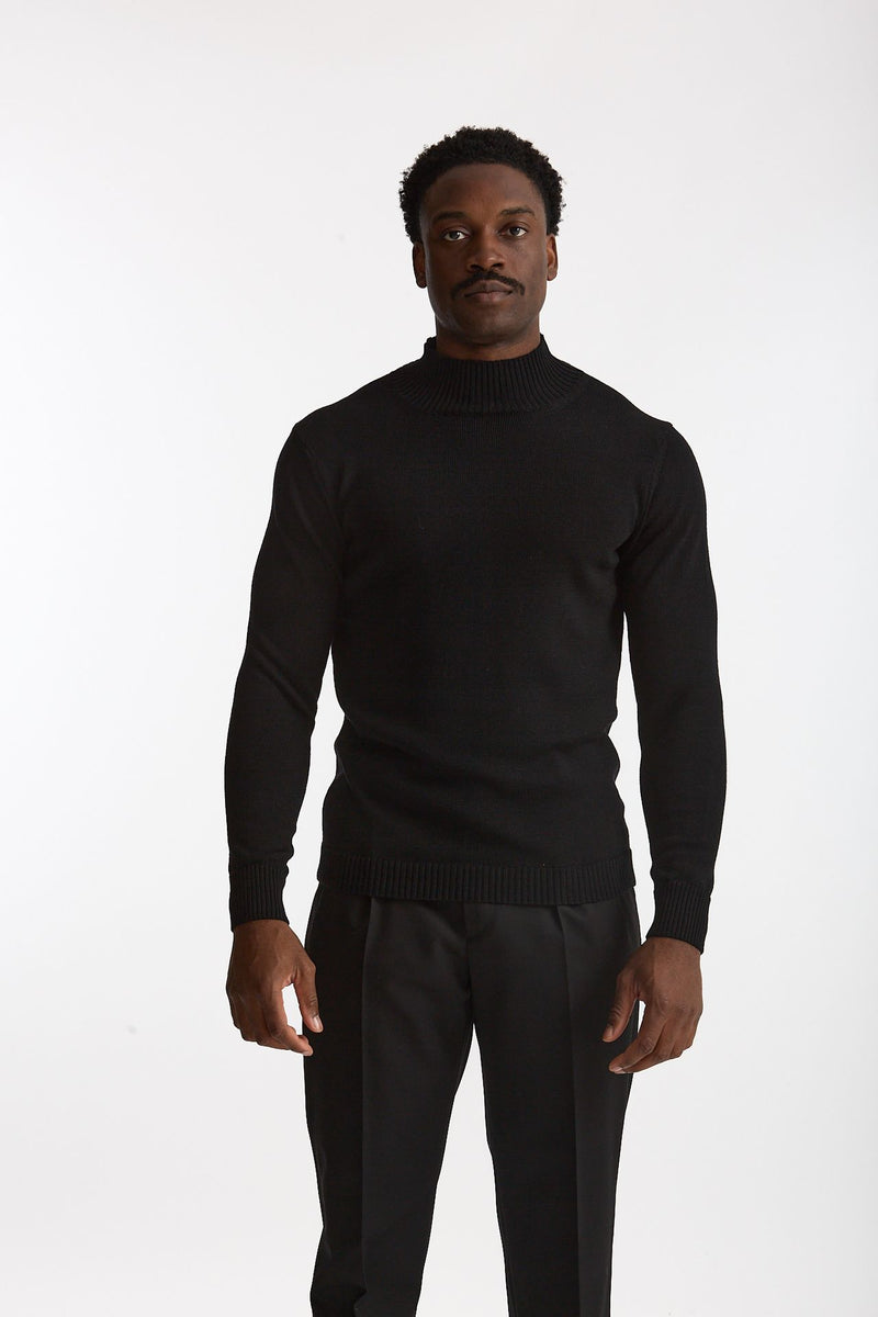 Lupetto in lana nero uomo ( p - s ) - 1