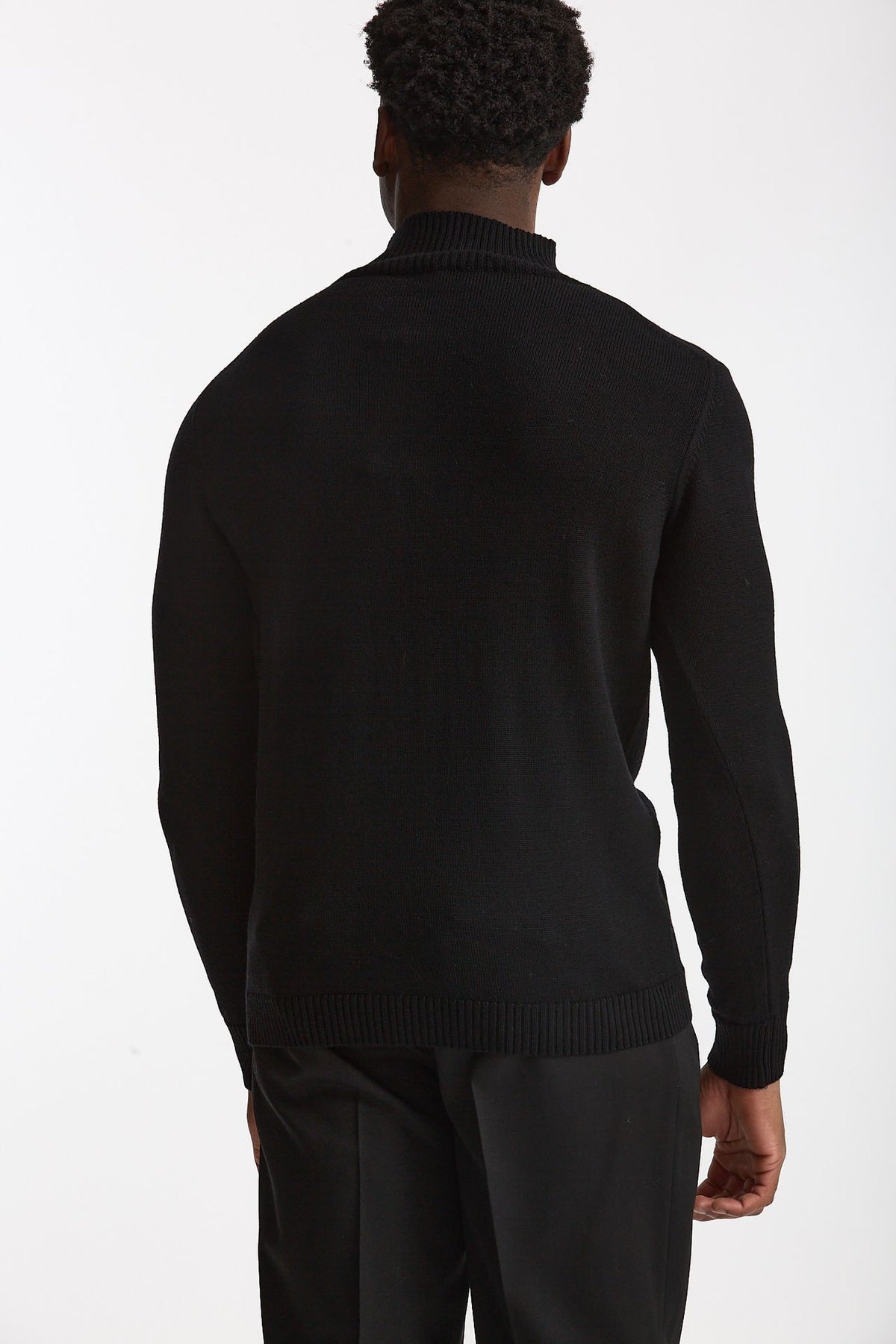 Lupetto in lana nero uomo ( p - s ) - 2