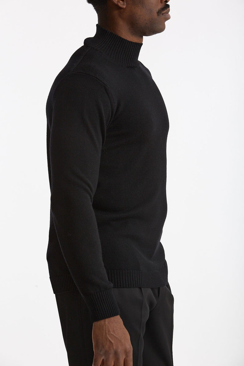 Lupetto in lana nero uomo ( p - s ) - 4