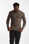Maglia in lana tortora uomo ( p - s ) - 2