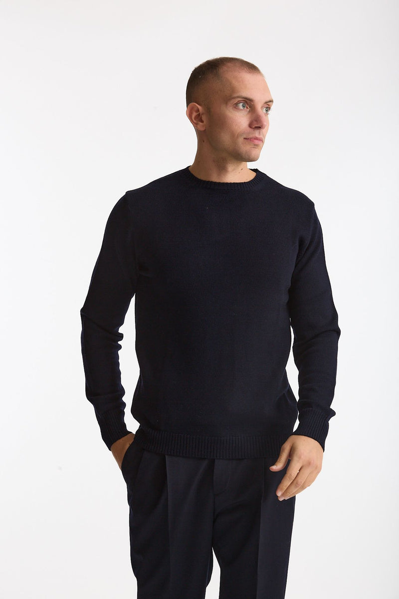 Maglia in lana blu uomo ( p - s ) - 1