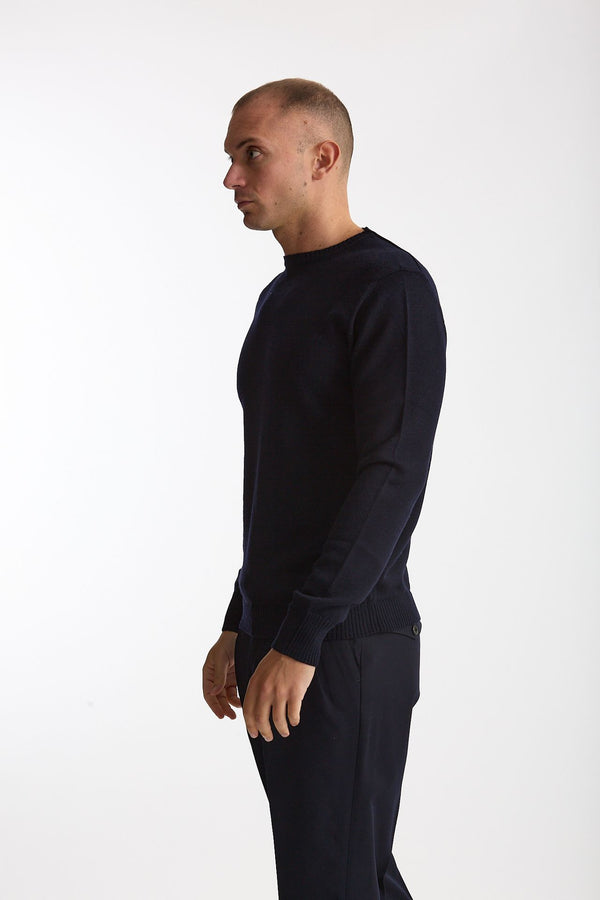 Maglia in lana blu uomo ( p - s )