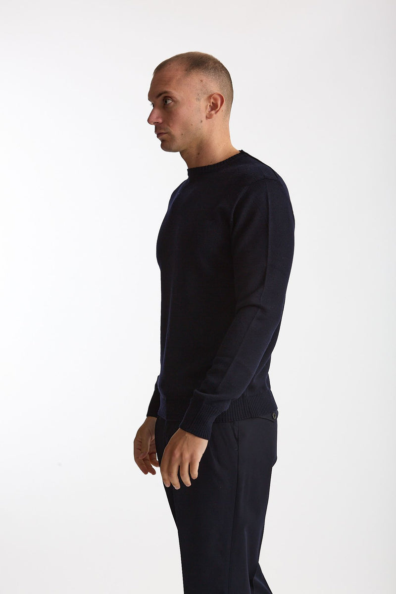 Maglia in lana blu uomo ( p - s ) - 2