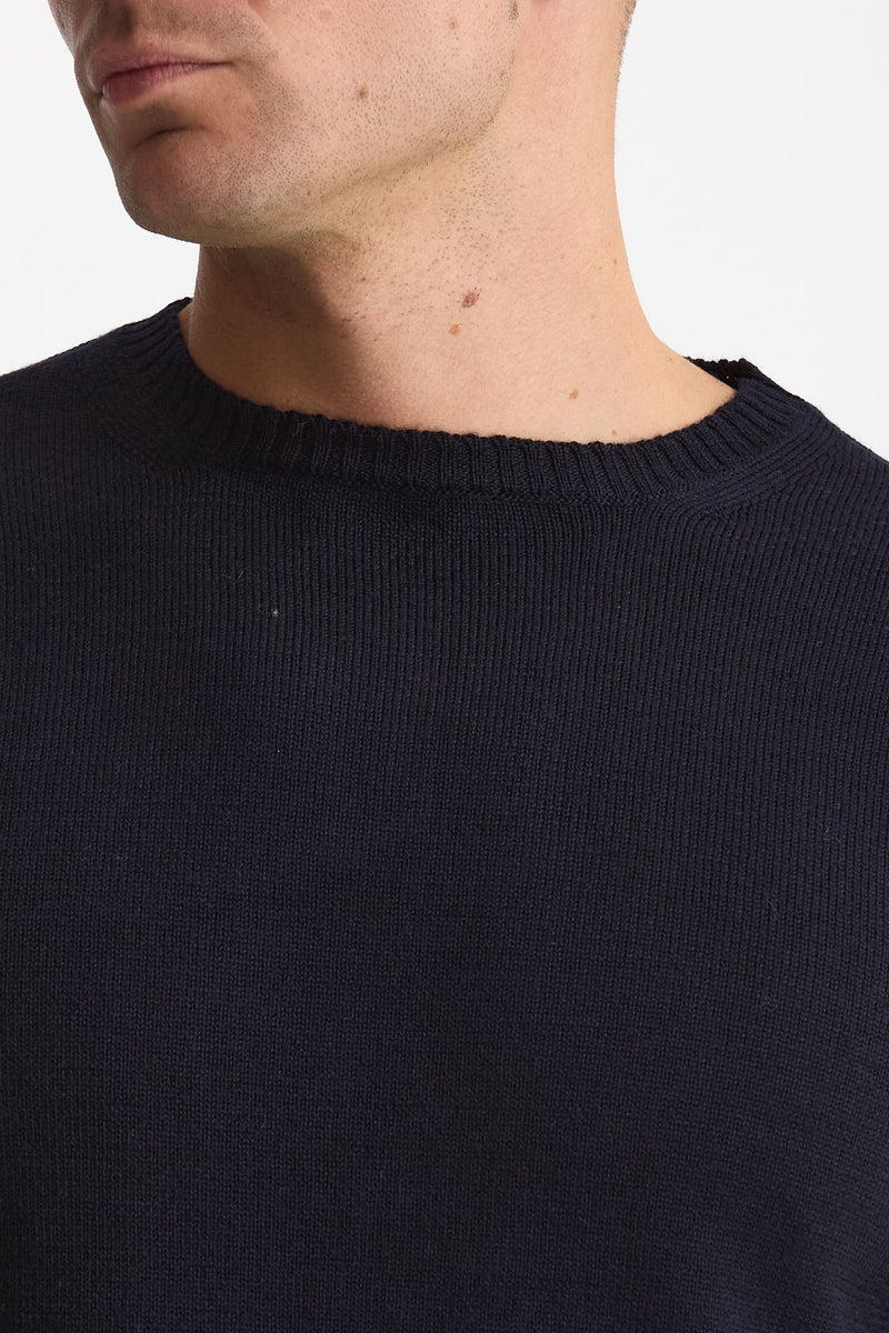 Maglia in lana blu uomo ( p - s ) - 5