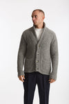 Cardigan in lana grigio uomo ( p - s ) - 3