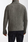 Cardigan in lana grigio uomo ( p - s ) - 4