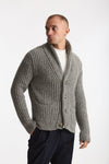 Cardigan in lana grigio uomo ( p - s ) - 2