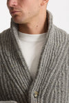 Cardigan in lana grigio uomo ( p - s ) - 5