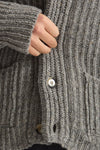 Cardigan in lana grigio uomo ( p - s ) - 6