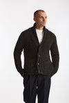 Cardigan in lana marrone uomo ( p - s ) - 4