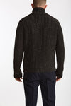 Cardigan in lana marrone uomo ( p - s ) - 5