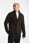 Cardigan in lana marrone uomo ( p - s ) - 1