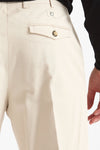 Pantalone HAMPTONS in cotone fermo panna uomo Pt torino - 7