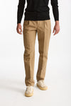 Pantalone HAMPTONS in cotone fermo cammello uomo Pt torino - 2