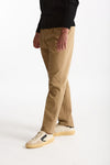 Pantalone HAMPTONS in cotone fermo cammello uomo Pt torino - 4