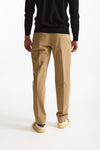 Pantalone HAMPTONS in cotone fermo cammello uomo Pt torino - 3