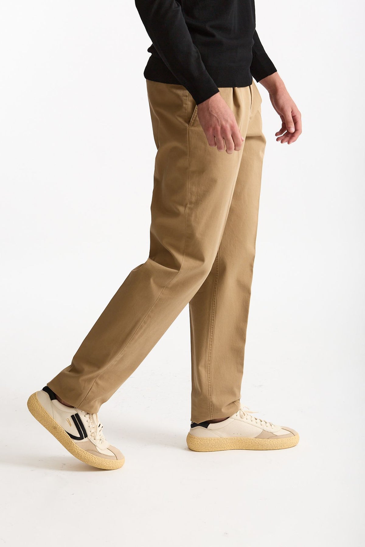 Pantalone HAMPTONS in cotone fermo cammello uomo Pt torino - 1