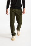 Pantalone HAMPTONS in cotone fermo verde uomo Pt torino - 2